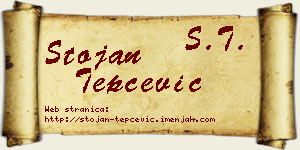 Stojan Tepčević vizit kartica